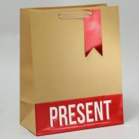 Пакет подарочный «Подарок», ML 